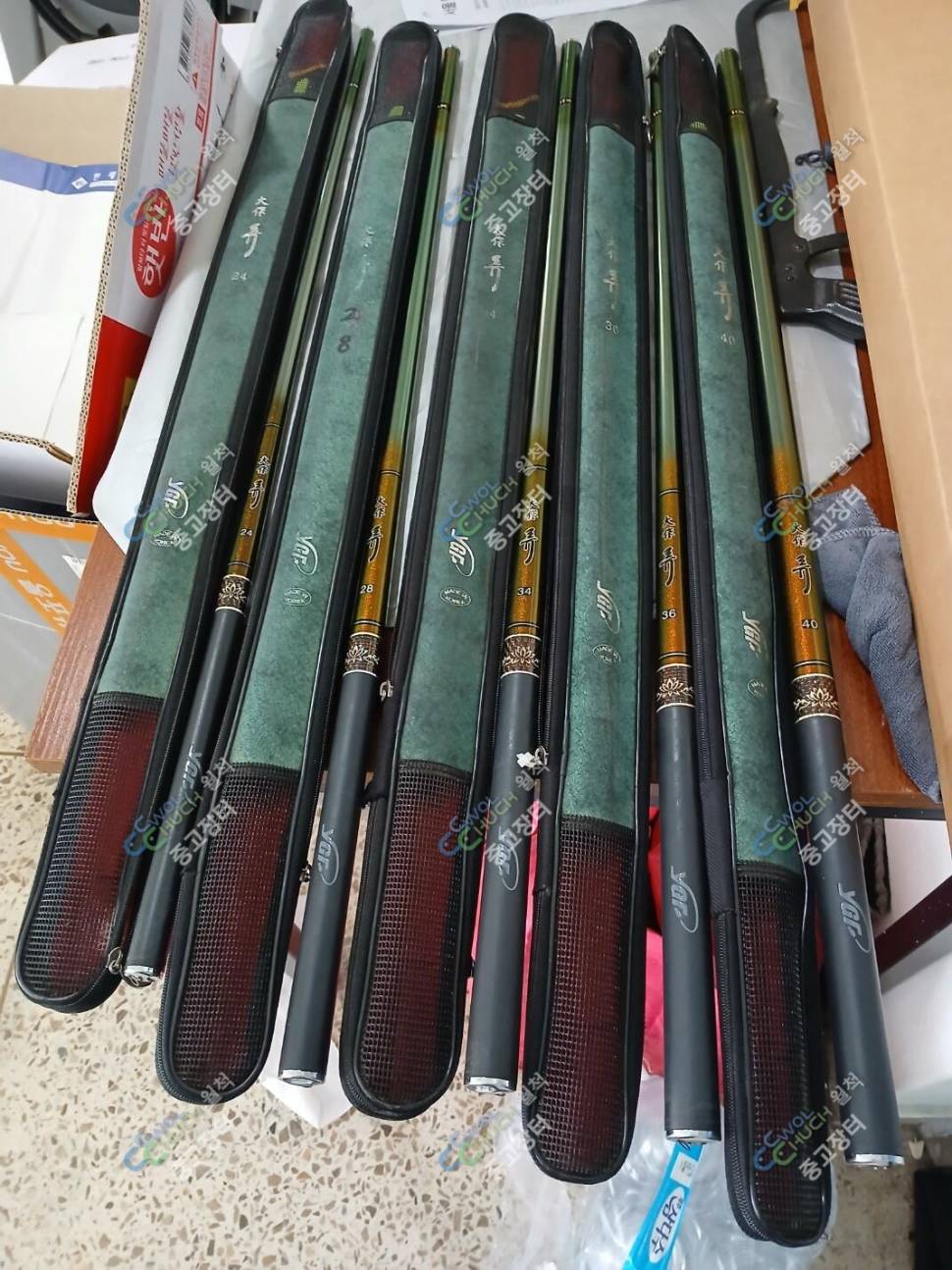 은성수파선 영규 대작류 파워와인드향어20 장절53낚시대 와노찌 자수정경조 아트피싱민물찌 수파리미티드받침대 붕어에미치다받침대 (중고장터 - 팝니다)