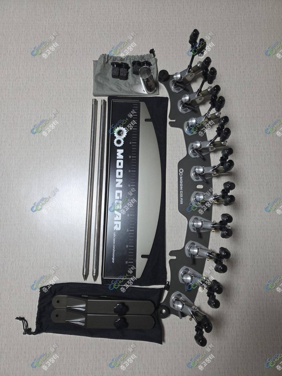 행낚 사구팔 낚시대 받침대 은성 GT대물조선 낚시대 문기어 오리지널 일체형 10단 받침틀 (중고장터 - 팝니다)