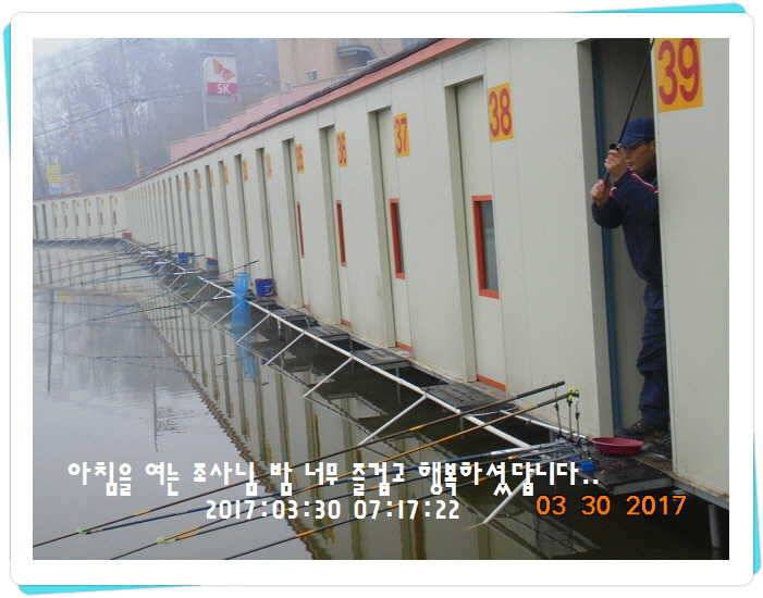 도심속의 작은 쉼터 화성 관리 낚시터입니다밤이 좋아 (유료터정보 - 유료터점주조황)