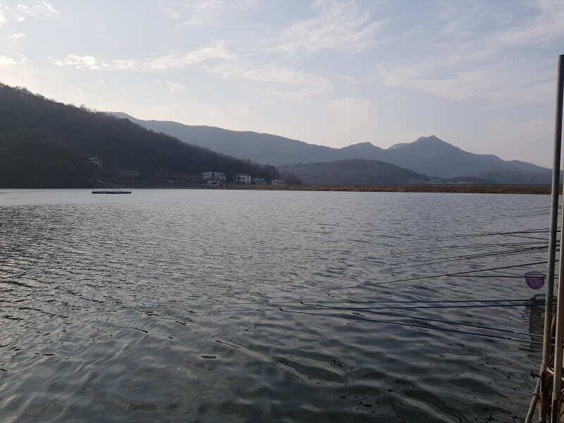 아산 산들낚시터의 구정 연휴 모습입니다 (유료터정보 - 유료터점주조황)