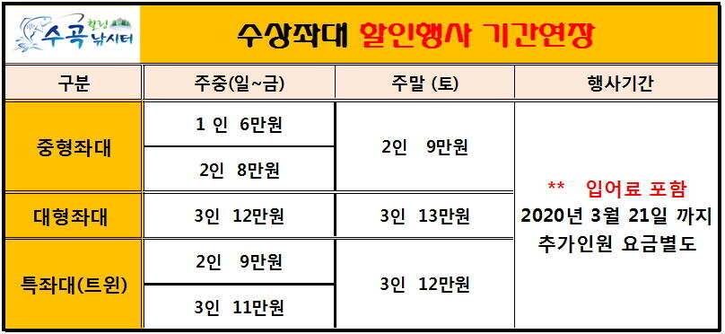 양평 수곡낚시터 3월 둘째주 주중 주말 조황안내붕어방류및 수상좌대 할인행사 연장 안내 (유료터정보 - 유료터점주조황)