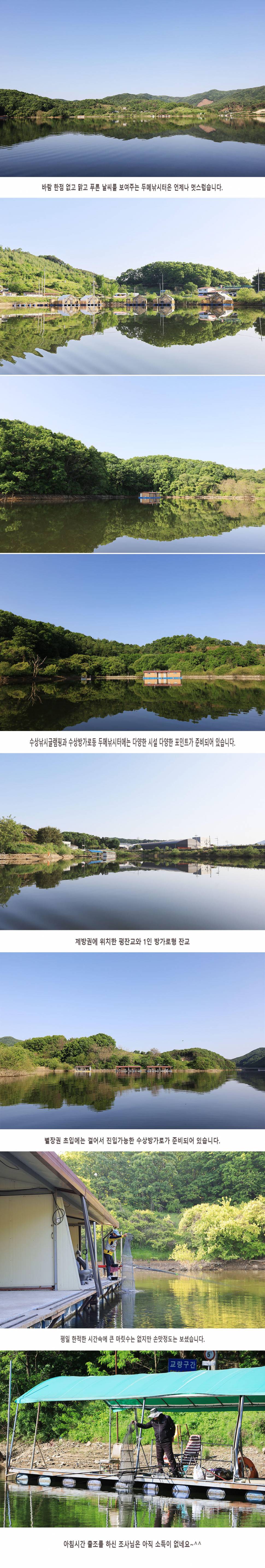 안성 두메낚시터 5월13일 조황안내 (유료터정보 - 유료터점주조황)