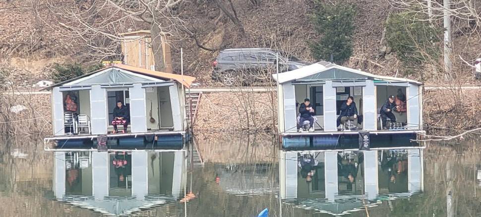 초봄시즌 양평 힐링 수곡낚시터 붕어들 움직임이 좋아지기 시작하네요 주말 붕어방류 및 조황 (유료터정보 - 유료터점주조황)