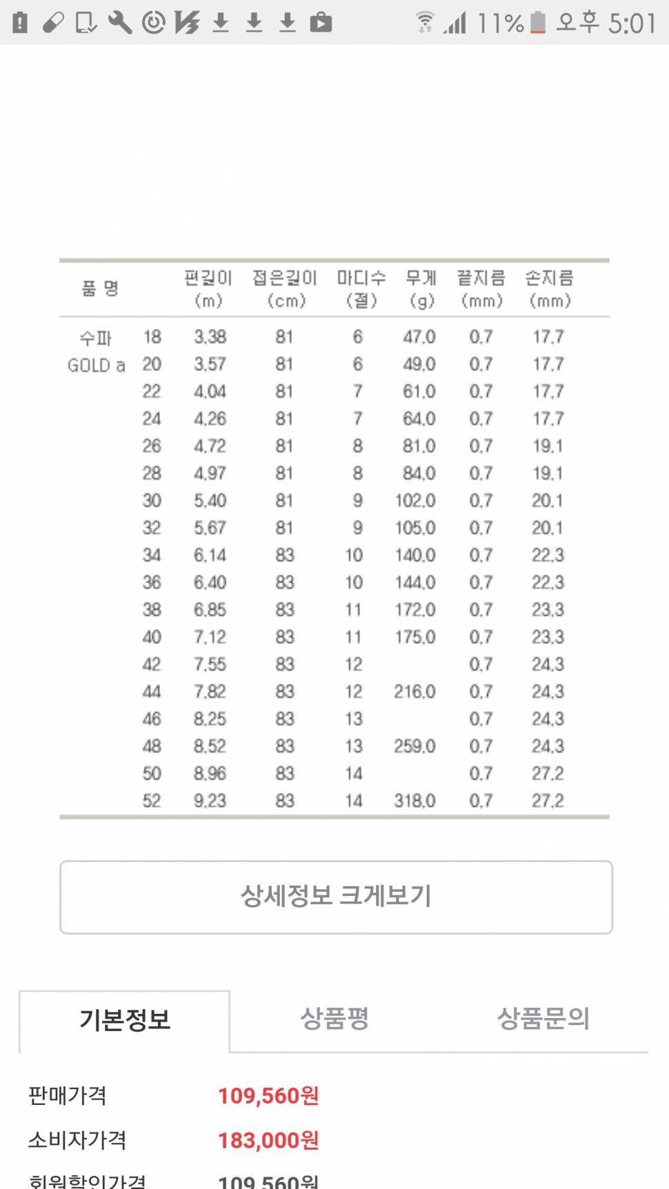 수파골드32 개봉기 (낚싯대포럼 - 은성)
