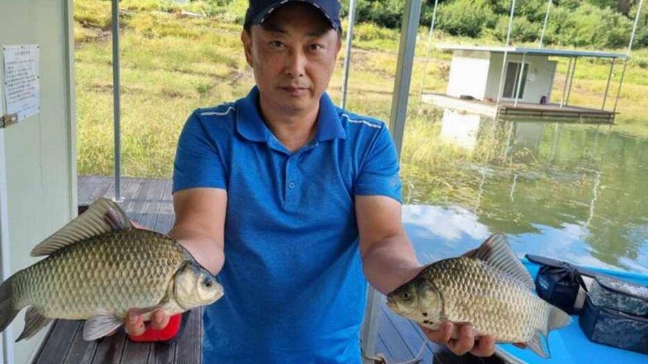 제일39허리급월척준척마리수호조황조짐 덕곡키다리월척상황노지월척 (조황조행기 - 낚시점조황)