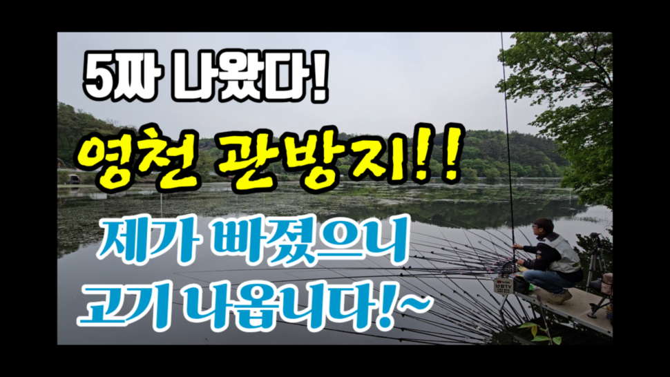 5짜가 나온 영천 관방지두번의 찌올림 (커뮤니티 - 낚시동영상)