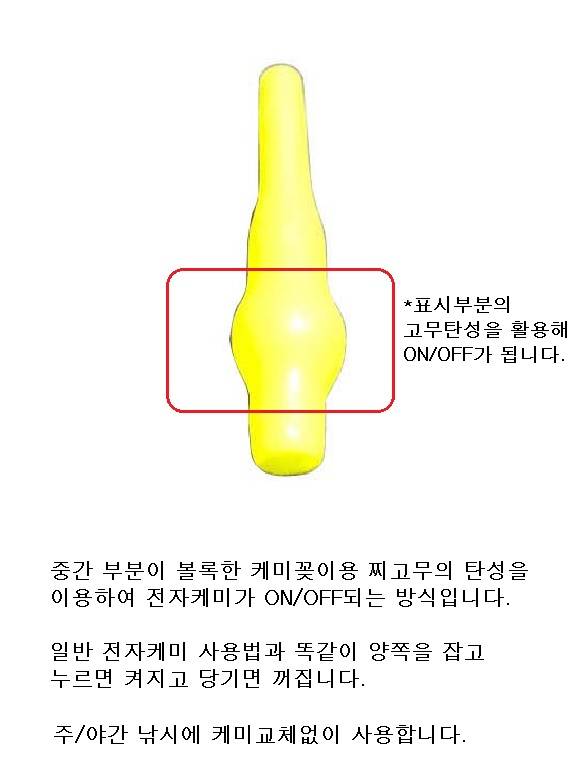 일체형 전자케미 찌고무 (사용기강좌 - 나의낚시장비)