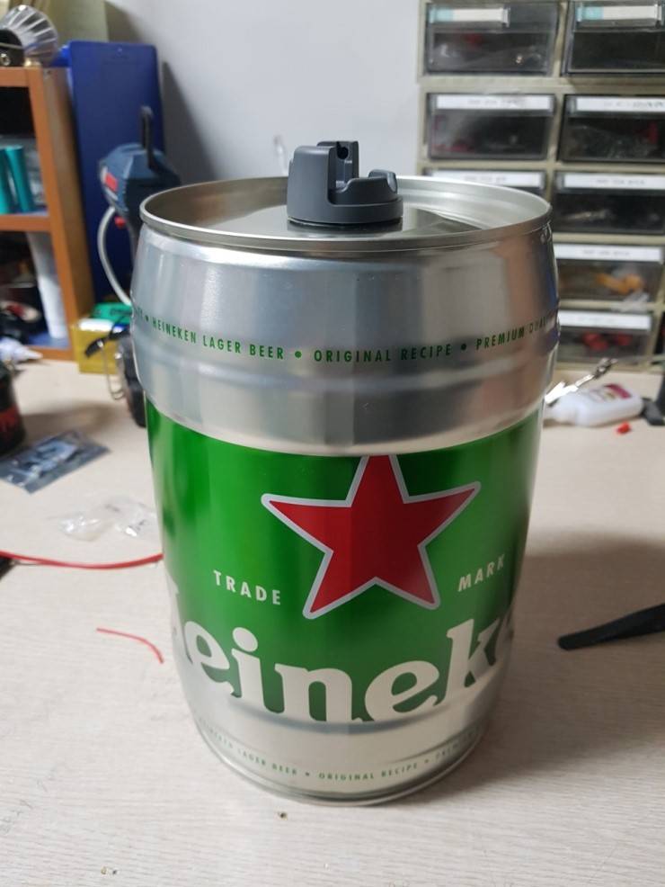 하이네켄120A 파뱅 제작 2부 케그 가공 및 상판 부품조립 (사용기강좌 - 나의낚시장비)