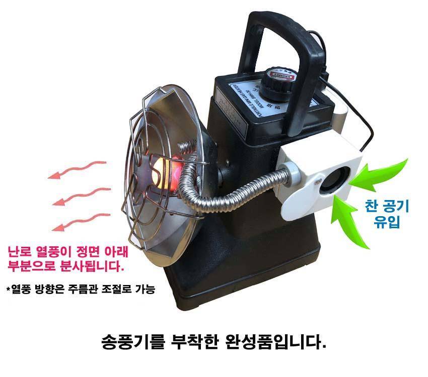 휴대난로용 송풍기 (사용기강좌 - 나의낚시장비)