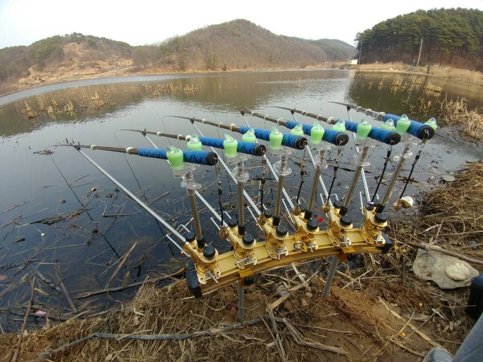 우경용 전천후 브라켓 땅꽂이 세트 (사용기강좌 - 나의낚시장비)