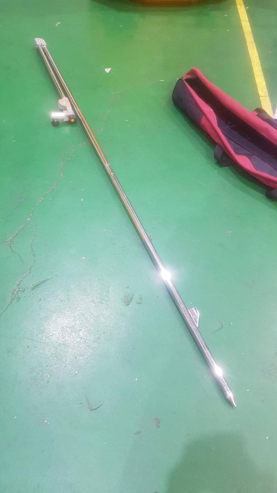 받침틀과 좌대에 이어서 각도기및 하대봉및 클램프 (사용기강좌 - 나의낚시장비)
