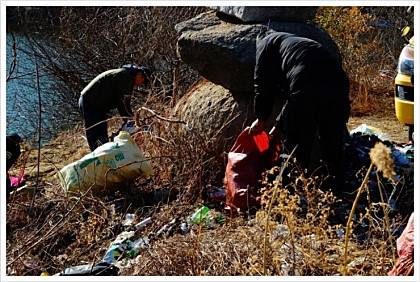 강원도 강릉의 죽헌저수지 (커뮤니티 - 낚시터환경개선)