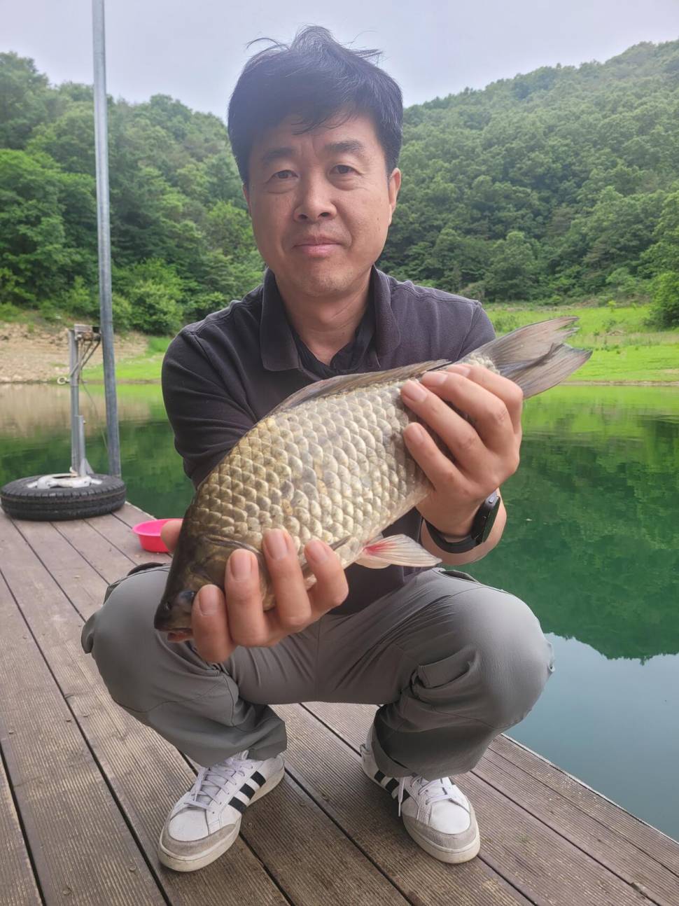 청풍실리곡낚시터 4짜외 허리급 조황입니다 (조황조행기 - 충주호조황속보)
