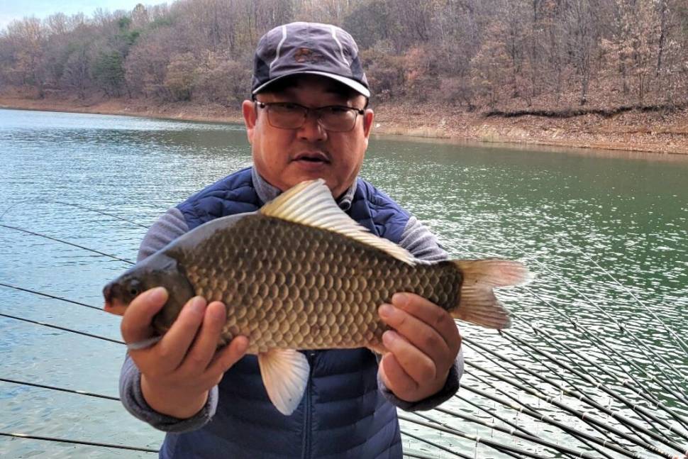 청풍신리낚시터 41cm외 허리급3수입니다 (조황조행기 - 충주호조황속보)