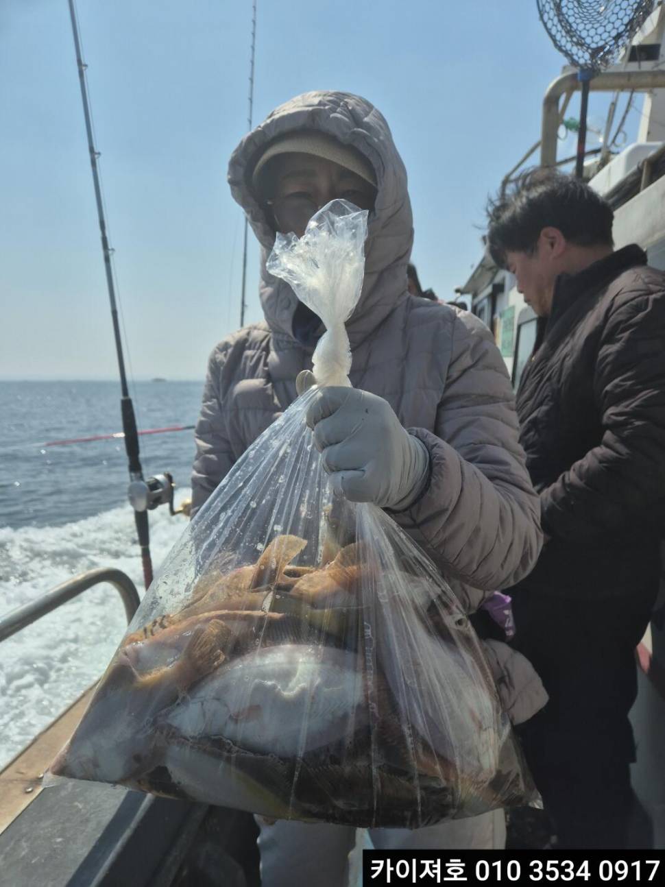 6일오전 도다리참가자미 조황 (조황조행기 - 바다선상조황)