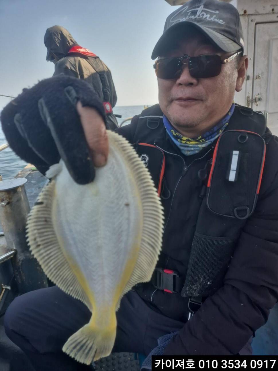 6일오전 도다리참가자미 조황 (조황조행기 - 바다선상조황)