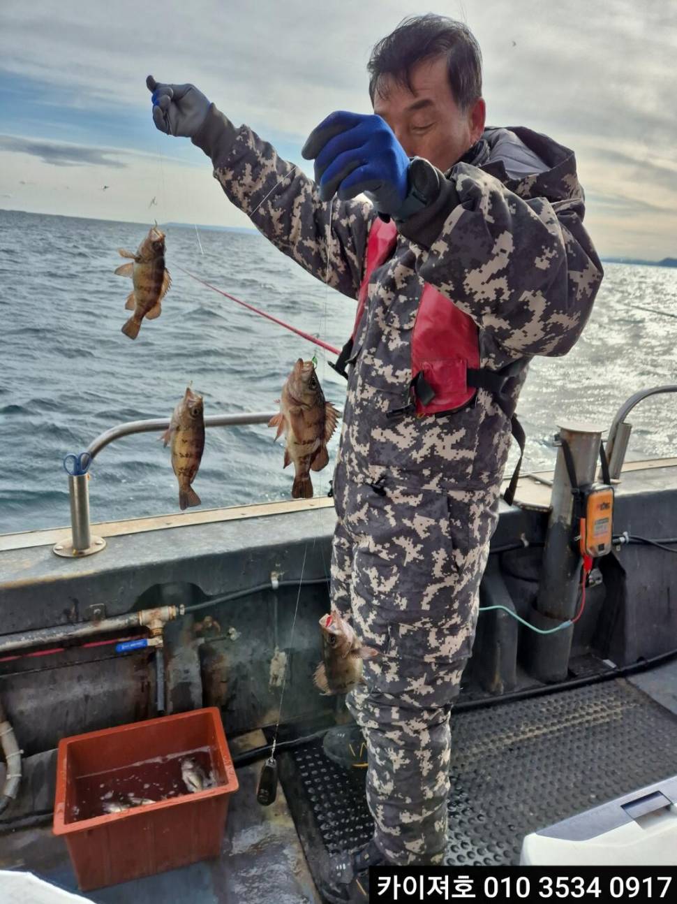20일 왕볼락 왕열기 줄줄이 쿨러 (조황조행기 - 바다선상조황)
