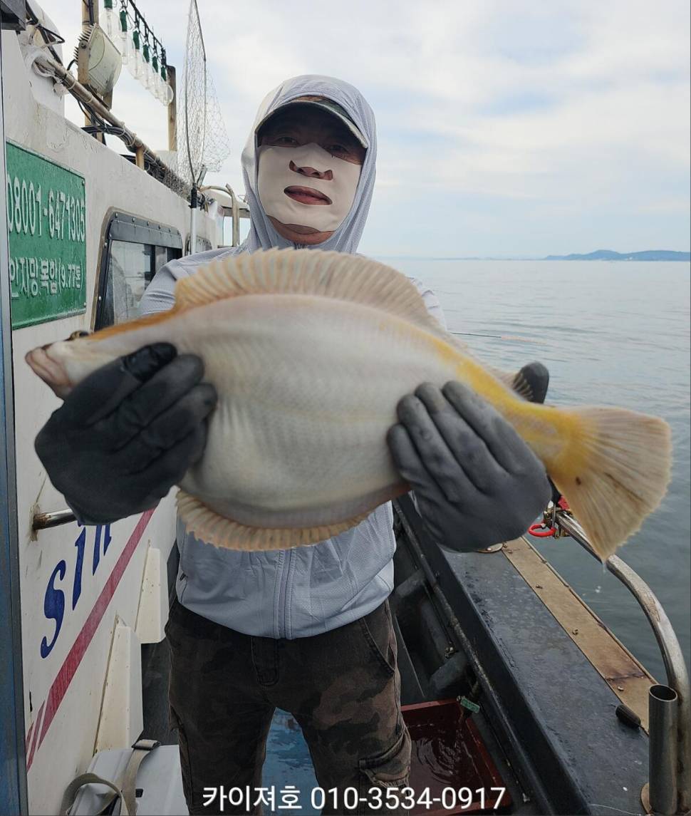 17일오전 왕도리 참가자미 오늘은 섭서부리한 조황 (조황조행기 - 바다선상조황)