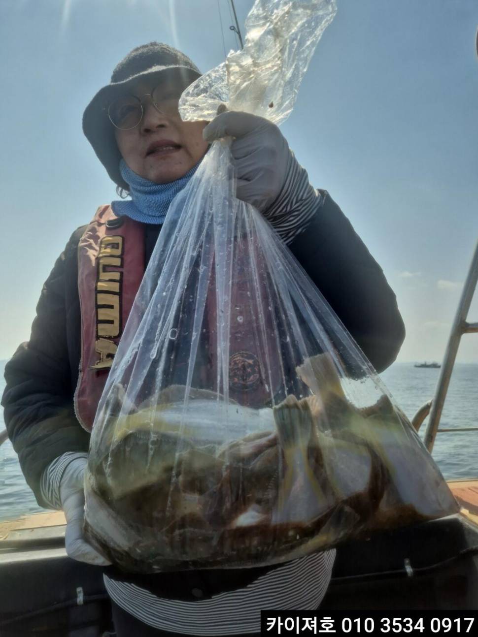 6일오전 도다리참가자미 조황 (조황조행기 - 바다선상조황)