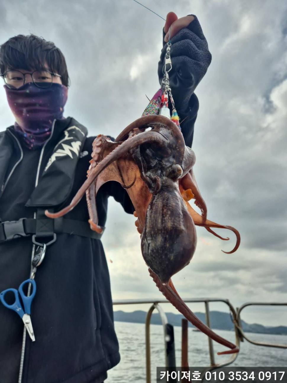 31일 주야간 돌문어 조황 (조황조행기 - 바다선상조황)
