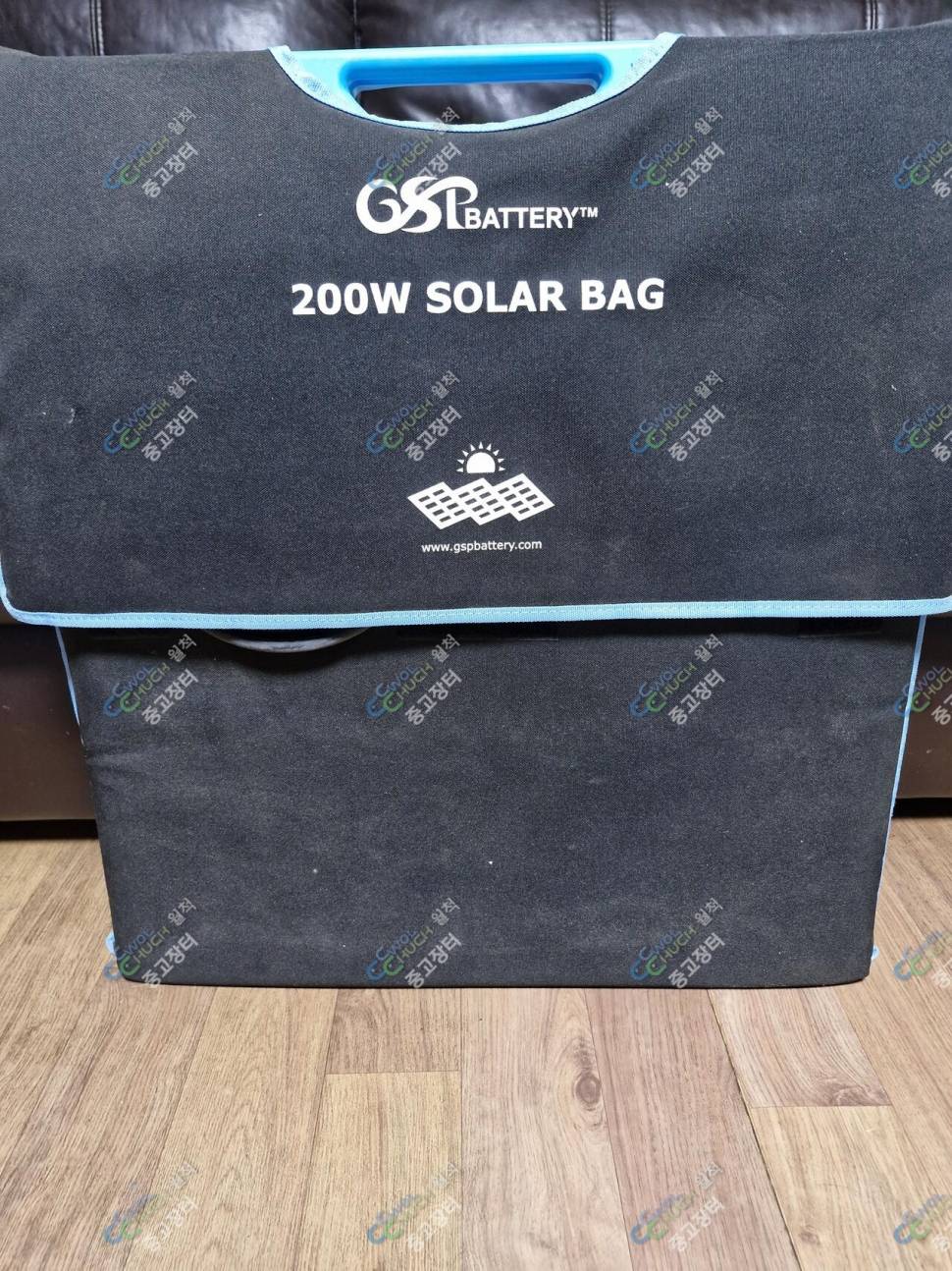 GSP 휴대용 접이식 태양광 패널 솔라백 200W 풀세트 (중고장터 - 비낚시용품)