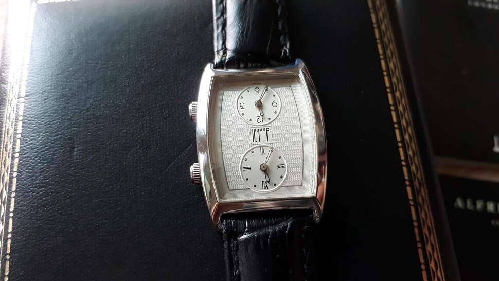 Dunhill swiss 던힐 듀얼타임 시계 (중고장터 - 비낚시용품)