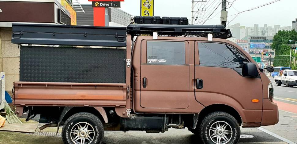 봉고더블캡4륜 낚시용 캠핑차 팝니다 (중고장터 - 비낚시용품)