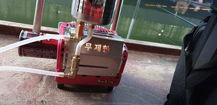 난로형 무제한 온수 보일러나비아미니용 (사용기강좌 - 사용기)