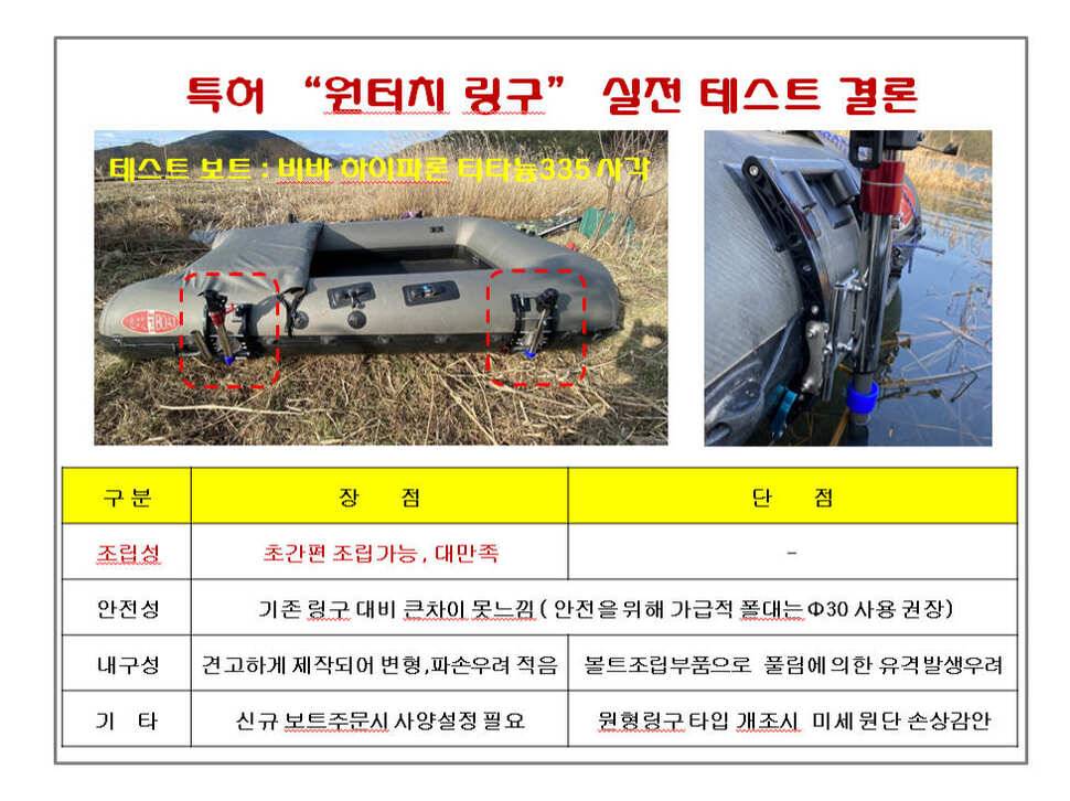 ※ 보트 세팅시 가장 불편했던링구의 재발견원터치 링구 (사용기강좌 - 사용기)